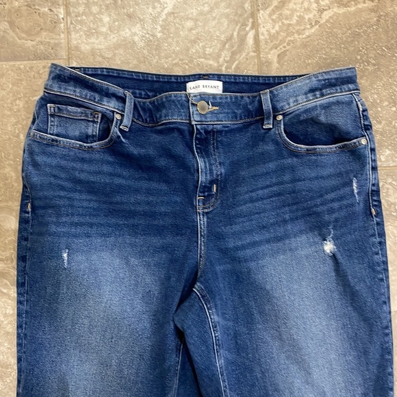 Lane Bryant High Rise Girlfriends Straight‎ Signature Fit Size 18P - Picture 2 of 15